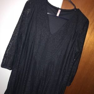 Xhilaration Navy Lace Dress